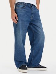 Calvin Klein Jeans Jeansy LV04RH746G Niebieski Baggy Fit. Niebieskie jeansy Calvin Klein Jeans, m. Za 368.99 zł.