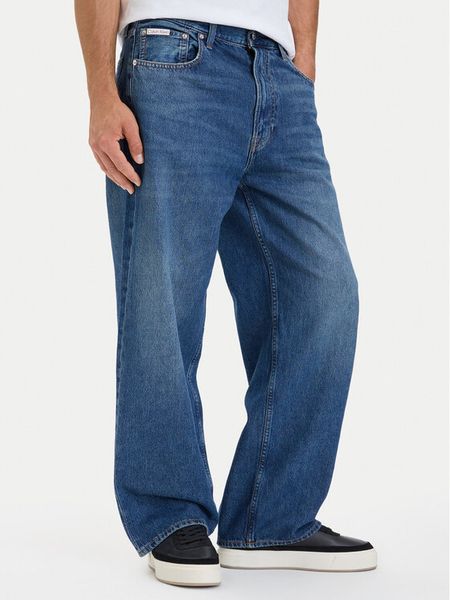 Calvin Klein Jeans Jeansy LV04RH746G Niebieski Baggy Fit. Niebieskie jeansy Calvin Klein Jeans, m. Za 368.99 zł.