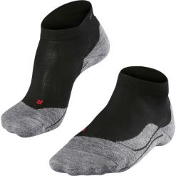 Skarpetki Falke RU4. Czarne skarpety Falke, bez wzorów, z materiału. Za 96.50 zł.
