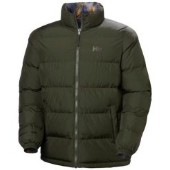 Kurtka puchowa Helly Hansen YU 23. Zielone kurtki Helly Hansen, m, bez wzorów, z puchu, bez kaptura. Za 809.50 zł.
