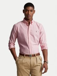 Polo Ralph Lauren Koszula Core Replen 710549084 Różowy Slim Fit. Czerwone koszule Polo Ralph Lauren, m, bez wzorów, z bawełny, bez kołnierzyka, bez ramiączek. Za 409.99 zł.