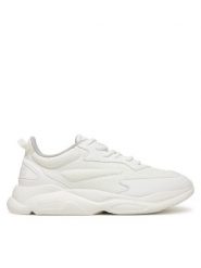 HUGO Sneakersy Leon 50536270 Biały. Białe buty sportowe casual Hugo, bez wzorów, ze skóry, bez zapięcia. Za 599.99 zł.
