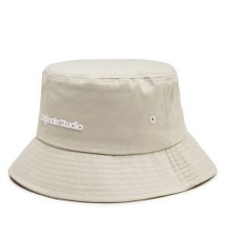 Kapelusz Jack&Jones. Brązowe kapelusze Jack&Jones, bez wzorów. Za 69.99 zł.
