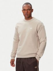 Adidas Bluza Trefoil Essentials KS9811 Beżowy jasny Regular Fit. Brązowe bluzy Adidas, m, bez wzorów, z bawełny, bez kaptura. Za 219.99 zł.