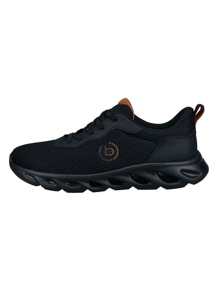 Bugatti Sneakersy "Caraway" w kolorze czarnym rozmiar: 42. Czarne buty sportowe casual Bugatti, bez wzorów, bez zapięcia. Za 177.32 zł.