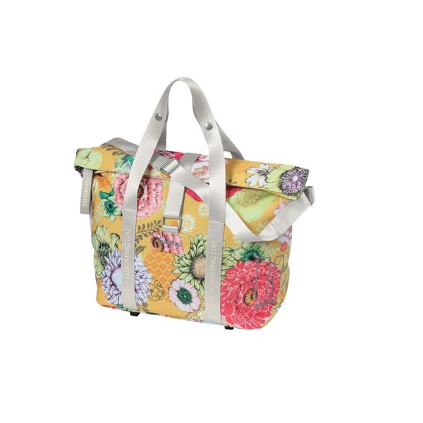 Torba rowerowa „Bloom Field MIK KF Haken”, miodowożółta. Żółte torby na ramię BASIL, bez wzorów, na ramię, z nadrukiem, bez dodatków. Za 373.49 zł.