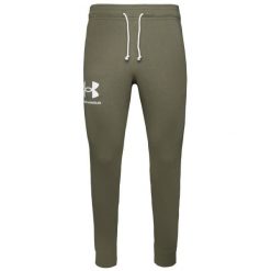 Spodnie sportowe męskie Under Armour Rival Terry Jogger. Białe joggery i bojówki Under Armour, m, bez wzorów, z bawełny, sportowe. Za 319.00 zł.