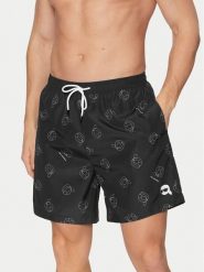 KARL LAGERFELD Szorty kąpielowe A1M46060 Czarny Regular Fit. Czarne kąpielówki KARL LAGERFELD, m, bez wzorów, z syntetyku. Za 229.99 zł.