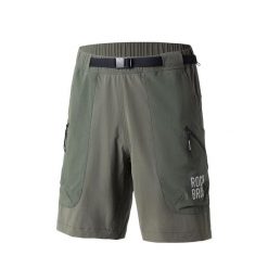 Lekkie, przewiewne spodenki sportowe z paskiem w pasie ROCKBROS. Zielone krótkie spodenki sportowe ROCKBROS, s, bez wzorów, z elastanu. Za 225.52 zł.