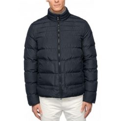 Kurtka GEOX 166123 Niebieski. Niebieskie kurtki Geox, bez wzorów, z tkaniny, bez kaptura. Za 506.99 zł.