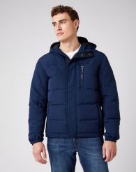 WRANGLER THE BODYGUARD MĘSKA KURTKA ZIMOWA NAVY W4D7WW114 112141359. Niebieskie kurtki Wrangler, na zimę, m, bez wzorów, bez kaptura. Za 369.99 zł.