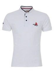 Vent du Cap Koszulka polo "Carmand" w kolorze białym rozmiar: XXL. Białe koszulki polo Vent du Cap, xxl, bez wzorów, z bawełny, bez kołnierzyka, bez ramiączek. Za 118.45 zł.
