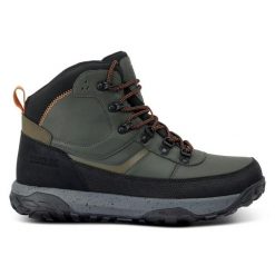 Buty trekkingowe Regatta Renford. Zielone buty turystyczne Regatta, bez wzorów, z materiału, bez zapięcia, trekkingowe. Za 304.50 zł.