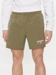 Napapijri Szorty kąpielowe V-Sahtu NP0A4HON Zielony Regular Fit. Zielone kąpielówki Napapijri, m, bez wzorów, z syntetyku. Za 169.99 zł.