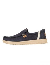 Buty HEY DUDE MIKKA JUTE Czarny. Czarne buty turystyczne PRO BRANDS, bez wzorów, z tkaniny, bez zapięcia, trekkingowe. Za 280.99 zł.