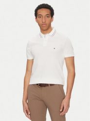 Tommy Hilfiger Polo Placket Interest MW0MW38459 Biały Regular Fit. Białe koszulki polo Tommy Hilfiger, m, bez wzorów, z bawełny, bez kołnierzyka, bez ramiączek. Za 319.99 zł.