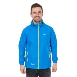 Kurtka Wodoodporna Unisex Dla Dorosłych Qikpac. Niebieskie kurtki Trespass, s, bez wzorów, z materiału, z kapturem. Za 164.99 zł.