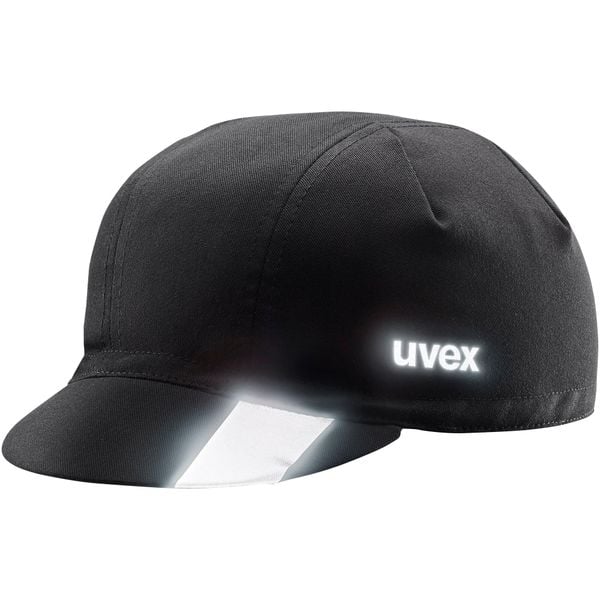Czapka pod kask UVEX Cycling cap. Czarne czapki z daszkiem Uvex, bez wzorów. Za 86.85 zł.
