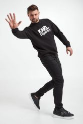 Bluza męska KARL LAGERFELD. Bluzy KARL LAGERFELD, l, bez wzorów, bez kaptura. W wyprzedaży za 396.97 zł.