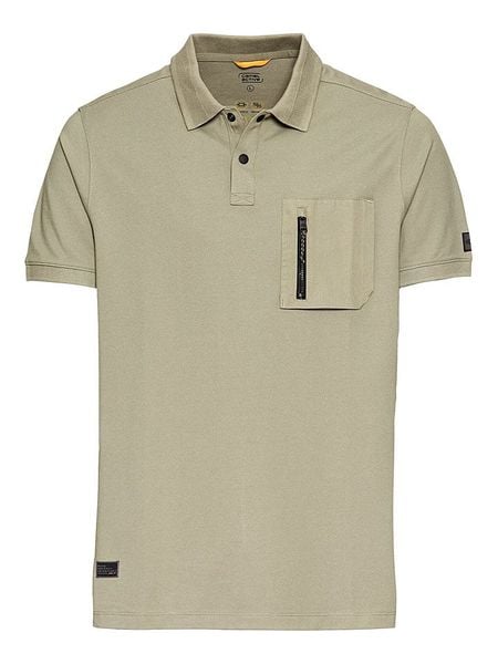 Camel Active Koszulka funkcyjna polo w kolorze beżowym rozmiar: M. Brązowe koszulki polo Camel Active, m, bez wzorów, z materiału, bez kołnierzyka, bez ramiączek, outdoorowe. Za 146.97 zł.