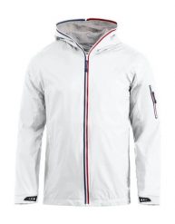 Clique Kurtka Seabrook ripstop 100% nylon z podszewką mesh. Białe kurtki CLIQUE, m, bez wzorów, z meshu, bez kaptura. Za 304.23 zł.