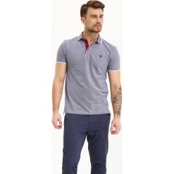 T-SHIRT MĘSKI POLO Z PIKI W MELANŻOWYM KOLORZE. Koszulki polo TOP SECRET. W wyprzedaży za 29.99 zł.