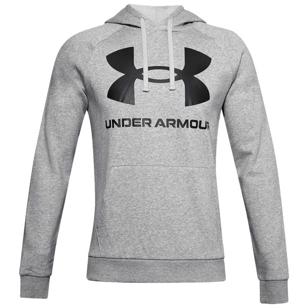Bluza z kapturem Under Armour Rival Fleece Big Logo. Czarne bluzy z kapturem Under Armour, m, bez wzorów, z bawełny, z kapturem. Za 239.40 zł.