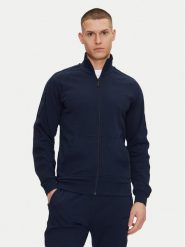 HUGO Bluza Liam 50540933 Granatowy Regular Fit. Niebieskie bluzy Hugo, m, bez wzorów, z bawełny, bez kaptura. Za 359.99 zł.