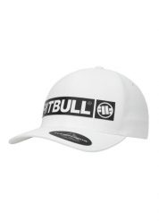 Czapka męska Pitbull Snapback Hybrid Logo. Białe czapki z daszkiem PITBULL, bez wzorów, z elastanu. Za 129.99 zł.