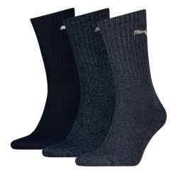 Puma Skarpety Sport Crew 3-Pack 88035503. Niebieskie skarpetki sportowe Puma, bez wzorów, z bawełny. Za 47.99 zł.