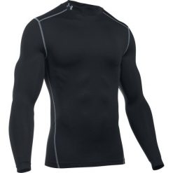 Under Armour CG Armour Mock Black Steel S. Czarne bielizna termoaktywna Under Armour, m, bez wzorów, ze skóry, bez ramiączek, na fitness i siłownię. Za 249.00 zł.