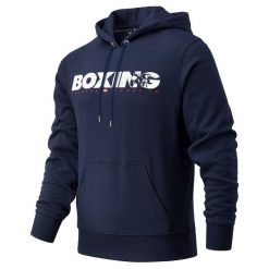 Bluza męska z kapturem EXTREME HOBBY BOLD BOXING. Niebieskie bluzy EXTREME HOBBY, m, bez wzorów, z bawełny, z kapturem. Za 209.00 zł.