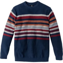 Sweter Regular Fit bonprix ciemnoniebieski. Swetry nierozpinane bonprix. Za 37.99 zł.
