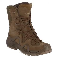 Buty trekkingowe męskie Lowa Military-stiefel Zephyr Hi Tf. Brązowe buty trekkingowe Lowa, bez wzorów, z gumy, za kostkę, bez zapięcia. Za 1,022.00 zł.