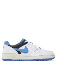 Nike Sneakersy Full Force Lo FB1362 100 Biały. Białe buty sportowe casual Nike, bez wzorów, ze skóry, bez zapięcia. Za 389.99 zł.
