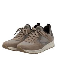 Rieker Skórzane sneakersy w kolorze brązowym rozmiar: 40. Brązowe buty sportowe casual Rieker, bez wzorów, z materiału, bez zapięcia. Za 166.10 zł.