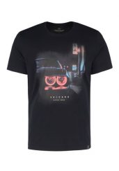 T-shirt z printem T-IVER. T-shirty Volcano, m, bez wzorów, z bawełny, bez kołnierzyka, bez ramiączek. Za 64.99 zł.