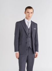 PAKO LORENTE – Szara jednorzędowa marynarka męska. Szare garnitury Pako Lorente, m, bez wzorów. Za 999.99 zł.