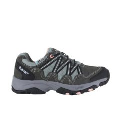 HI-TEC Florence Low WP - niskie buty wodoodporne. Szare buty trekkingowe Hi-tec, bez wzorów, bez zapięcia. Za 415.99 zł.