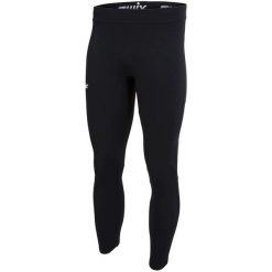 Ciepłe legginsy Swix Focus. Czarne legginsy długie sportowe Swix, l, bez wzorów. Za 537.50 zł.