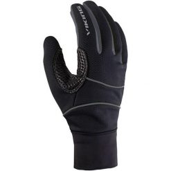 Rękawiczki skitouring dla dorosłych Viking Lahti. Czarne rękawiczki Viking, bez wzorów. Za 119.90 zł.