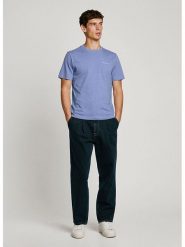 Pepe Jeans Koszulka "Damian" w kolorze niebieskim rozmiar: M. Niebieskie bezrękawniki Pepe Jeans, m, bez wzorów, z jeansu, bez kołnierzyka, bez ramiączek. Za 106.45 zł.