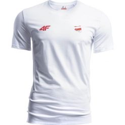 Koszulka męska Polska Pyeongchang 2018 TSM900R - biały. T-shirty marki 4F. W wyprzedaży za 69.99 zł.