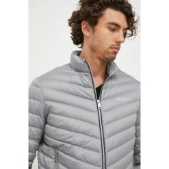Armani Exchange kurtka puchowa męska kolor szary zimowa. Szare kurtki Armani Exchange, na zimę, l, bez wzorów, z puchu, bez kaptura. W wyprzedaży za 689.99 zł.