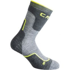 Skarpety trekkingowe z wełną Trekking Sock Mid. Czarne skarpety CMP, bez wzorów, z elastanu. Za 49.90 zł.