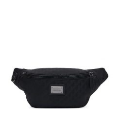 Nerka Emporio Armani. Czarne saszetki i nerki Emporio Armani, bez wzorów. Za 1,034.00 zł.