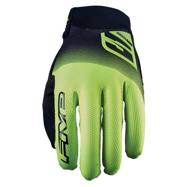 Rękawiczki XR-PRO - CZARNE/FLUO-ŻÓŁTE - S/8. Czarne rękawiczki FIVE GLOVES, bez wzorów, ze skóry. Za 134.00 zł.