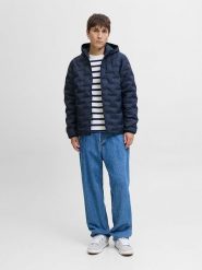 Jack & Jones Kurtka przejściowa w kolorze granatowym rozmiar: XL. Niebieskie kurtki Jack & Jones, xl, bez wzorów, bez kaptura. Za 171.68 zł.