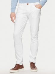 Bugatti Jeansy 3108D 56696A Biały Slim Fit. Białe jeansy Bugatti, m. Za 359.99 zł.