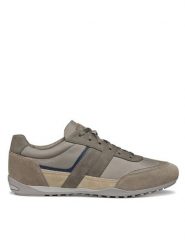 Geox Sneakersy U Wells U45T5A 02211 C6029 Brązowy. Brązowe buty sportowe casual Geox, bez wzorów, z materiału, bez zapięcia. Za 329.99 zł.